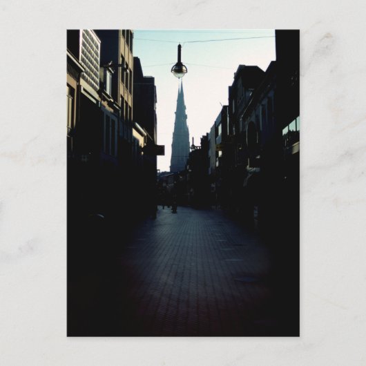 Eindhoven street & Catharinakerk, Niederlande Postkarte (Vorderseite)