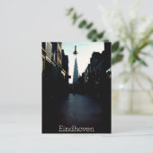 Eindhoven street & Catharinakerk, Niederlande Postkarte (Stehend Vorderseite)