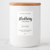 Eindividuelle Konservierungsstoffe BL_02sq Quadrat Lebensmitteletikett (Vorderseite)