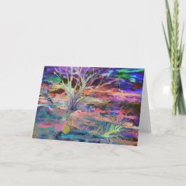 Eindringen - Grußkarte, Originalwerk Dankeskarte