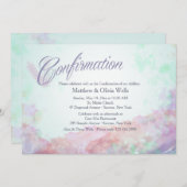 Eindringen von Farben Bestätigung Einladung (Vorne/Hinten)