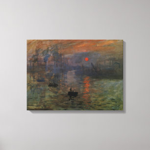 Eindruck des Sonnenaufgangs von Claude Monet, Vint Leinwanddruck