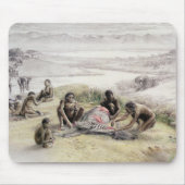 Eindruck eines Lagers besetzt durch Homo habilis Mousepad (Vorne)