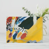 Eindruck III (Konzert) von Wassily Kandinsky Einladung (Stehend Vorderseite)