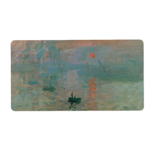 Eindruck, Soleil Levant von Claude Monet 1872 (Vorne)