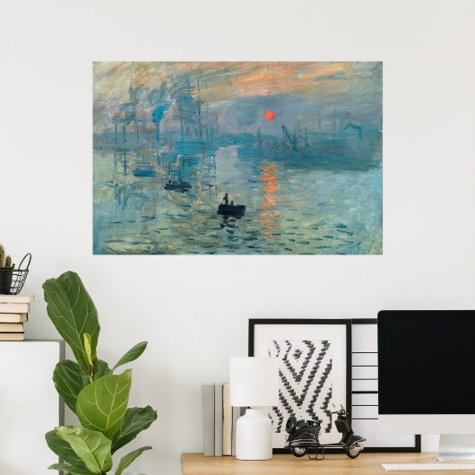 Eindruck,Sonnenaufgang,1873 Poster (Heimbüro)