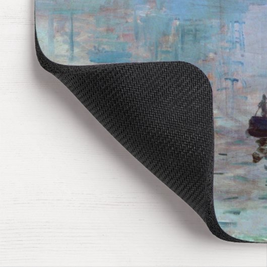Eindruck, Sonnenaufgang, Claude Monet, 1872 Mousepad (Ecke)