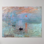 Eindruck, Sonnenaufgang, Claude Monet, 1872 Poster<br><div class="desc">Oscar-Claude Monet (14. November 1840 - 5. Dezember 1926) war ein französischer Maler, Gründer des französischen Impressionistischen Gemäldes und beständiger und produktivster Praktizierer der Philosophie der Bewegung, seine Wahrnehmungen vor der Natur zu äußern, insbesondere in Bezug auf die Putz-Landschaftsmalerei. Der Begriff "Impressionismus" leitet sich aus dem Titel seines Gemäldes Impression,...</div>