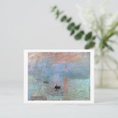 Eindruck, Sonnenaufgang, Claude Monet, 1872 Postkarte (Stehend Vorderseite)