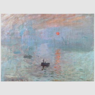 Eindruck, Sonnenaufgang, Claude Monet, 1872 Seidenpapier