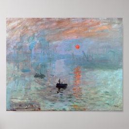 Eindruck, Sonnenaufgang, Claude Monet Poster