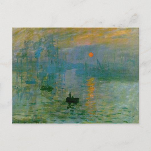 Eindruck, Sonnenaufgang Postkarte (Vorderseite)