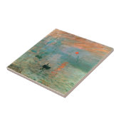 Eindruck, Sonnenaufgang von Claude Monet Fliese (Seite)