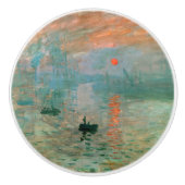 Eindruck, Sonnenaufgang von Claude Monet Keramikknauf (Vorderseite)