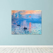 Eindruck, Sonnenaufgang von Claude Monet Leinwanddruck (Insitu (Holzboden))