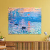 Eindruck, Sonnenaufgang von Claude Monet Leinwanddruck (Insitu (Wohnzimmer))
