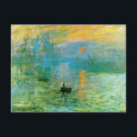 Eindruck, Sonnenaufgang von Claude Monet Postcard Postkarte<br><div class="desc">Monet - ein Fest der Meister der Kunst</div>