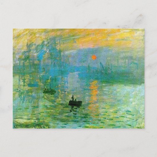 Eindruck, Sonnenaufgang von Claude Monet Postcard Postkarte (Vorderseite)