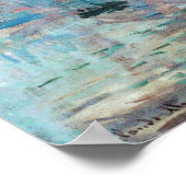 Eindruck, Sonnenaufgang von Claude Monet Poster (Ecke)