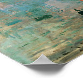 Eindruck, Sonnenaufgang von Claude Monet Poster (Ecke)