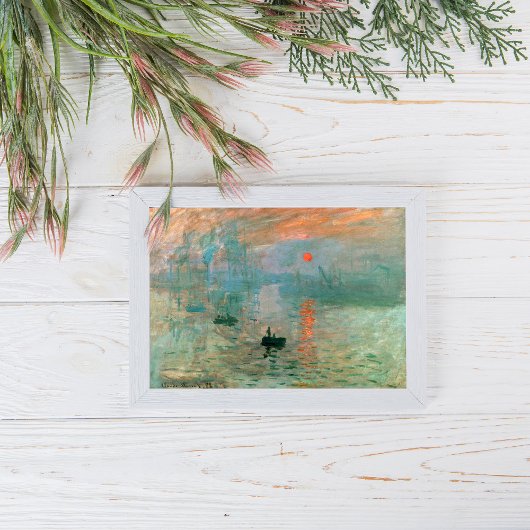 Eindruck, Sonnenaufgang von Claude Monet Poster