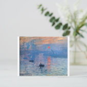 Eindruck, Sonnenaufgang von Claude Monet Postkarte (Stehend Vorderseite)