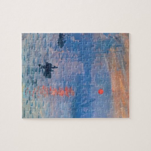 Eindruck, Sonnenaufgang von Claude Monet Puzzle (Horizontal)