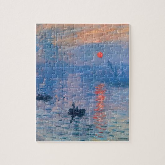 Eindruck, Sonnenaufgang von Claude Monet Puzzle (Vertikal)