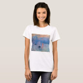 Eindruck, Sonnenaufgang von Claude Monet T-Shirt (Vorne ganz)