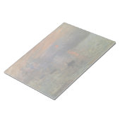 Eindruck Sonnenaufgang von Claude Monet, Vintage K Notizblock (angewinkelt)