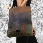 Eindruck Sonnenaufgang von Claude Monet, Vintage K Tasche<br><div class="desc">Eindruck, Sunrise (1872) von Claude Monet ist ein Vintager Impressionismus schöne Kunst nautische Malerei. Die Position der Sonne sieht so aus, als könnte es auch ein Sonnenuntergang sein. Eine Meereslandschaft im Hafen von Le Havre, Frankreich mit mehreren Booten im Vordergrund bei Sonnenaufgang. Über den Künstler: Claude Monet (1840-1926) war Gründer...</div>