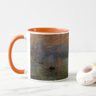 Eindruck Sonnenaufgang von Claude Monet, Vintage K Tasse