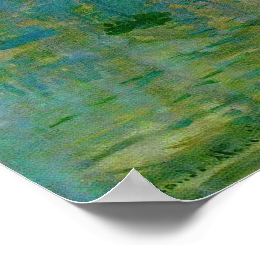 Eindruck Sunrise, Claude Monet Fine Art Poster (Ecke)