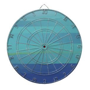Eindrücke in Aquamarin und blau Dartscheibe