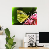 Eindrücke von Schwefelbutterfly Poster (Heimbüro)