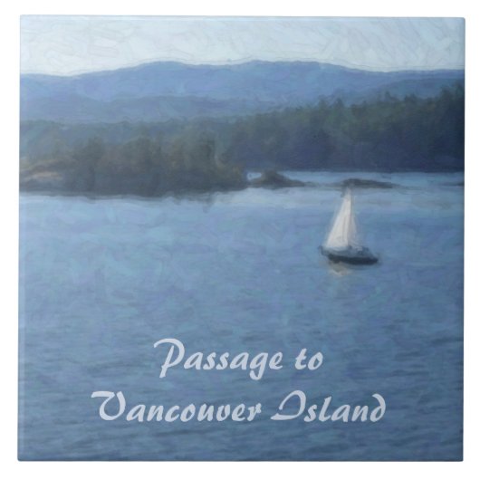 Eindrücke von Victoria, B.C. Fliese Trivets (Vorderseite)