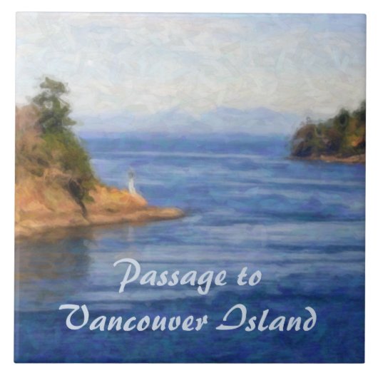 Eindrücke von Victoria, B.C. Fliese Trivets (Vorderseite)