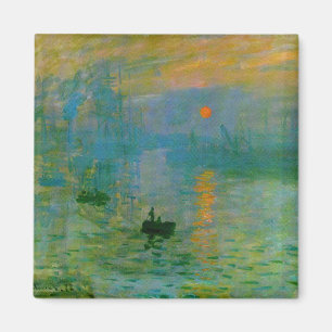 Eindrucks-Sonnenaufgang-Kunst-Magnet Magnet