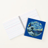 EINDRUCKSSTARRY NIGHT WAVE KANAGAWA ART NOTIZBLOCK (Innenseite)