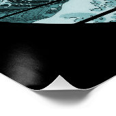 EINDRUCKSSTARRY NIGHT WAVE KANAGAWA ART POSTER (Ecke)