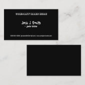 Eindrucksvolle, einfache und abwechslungsreiche sc visitenkarte (Vorne/Hinten)