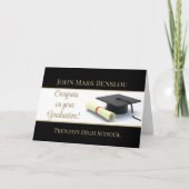 EINDRUCKSVOLLE Glückwunsch! Abschluss-Karte Karte (Vorderseite)