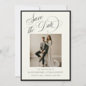 EINDRUCKSVOLLE Hochzeit Terminankündigung Foto Save The Date (Vorderseite)