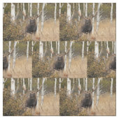 Eindrucksvolle Stier-Elche Stoff (Muster)