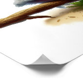 Eine 3D-Aquarellmalerei eines Niedlichen Galah-Coc Poster (Ecke)