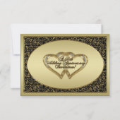 Eine 50-jährige UAWG-Einladungskarte zum Hochzeits Einladung (Vorderseite)