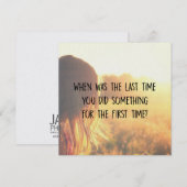 EINE 5,25 x 5,25-Karte EINNEHMEN Einladung (Vorne/Hinten)