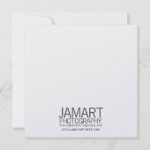 EINE 5,25 x 5,25-Karte EINNEHMEN Einladung (Rückseite)