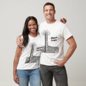 Eine Abbildung des Axum Obelisk T-Shirt (Unisex)