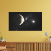 Eine Abbildung von Makemake Leinwanddruck (Insitu (Wohnzimmer))